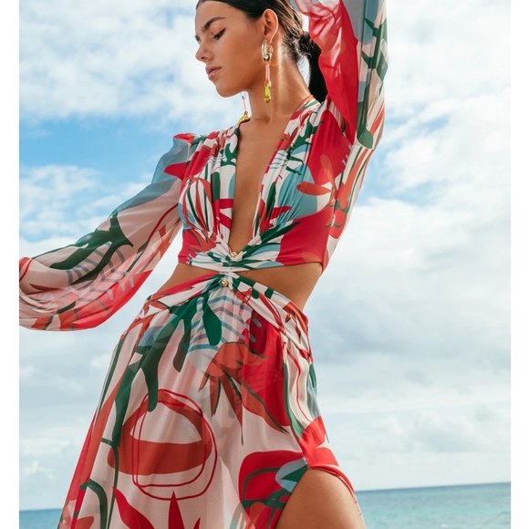 Patbo Rio Plunge Maxi Dress - Picture 7 of 17